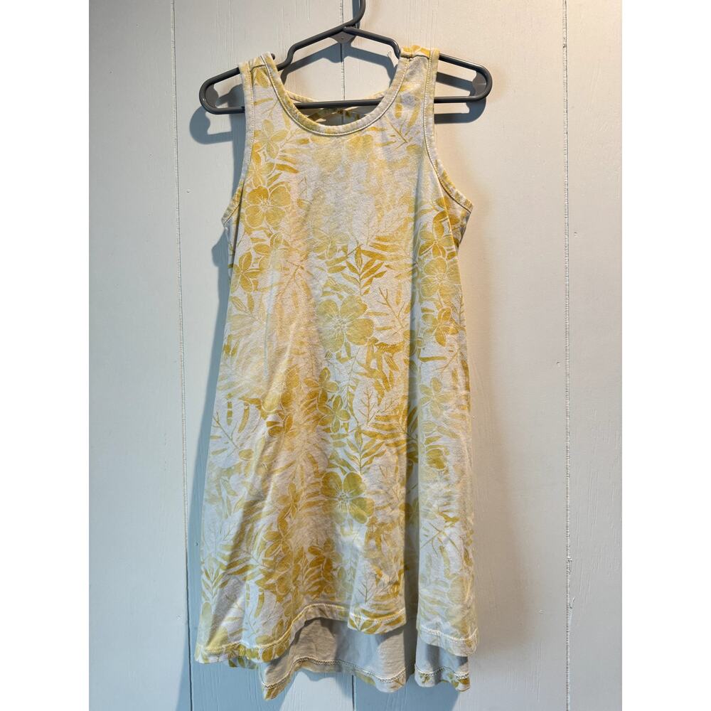 Old Navy Girl's Yellow Floral Sundress Size S (6-7)